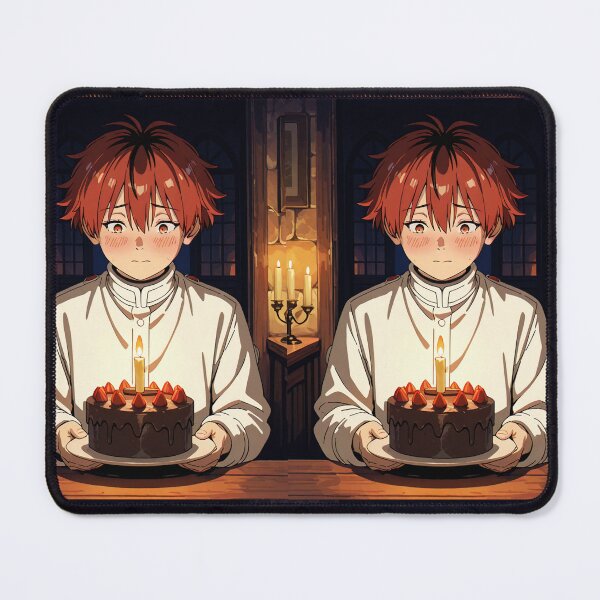 Item preview, Art - Red haired anime character, Fantastic portrait with gothic nuances designed and sold by AnimeShin.