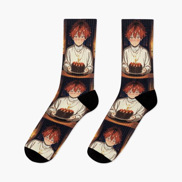 Item preview, Art - Red haired anime character, Fantastic portrait with gothic nuances designed and sold by AnimeShin.