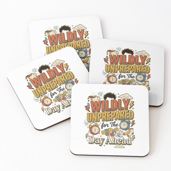 Item preview, Wildly Unprepared For The Day Ahead Funny Chaotic Energy Retro Design designed and sold by get55shirt.