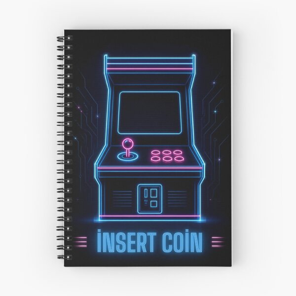 Item preview, Retro Neon Arcade Insert Coin Gaming designed and sold by StudioCnr.