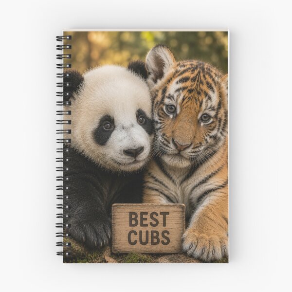 Item preview, Adorable Panda Tiger Cubs Best Friends Wildlife designed and sold by BagFactoryUK.