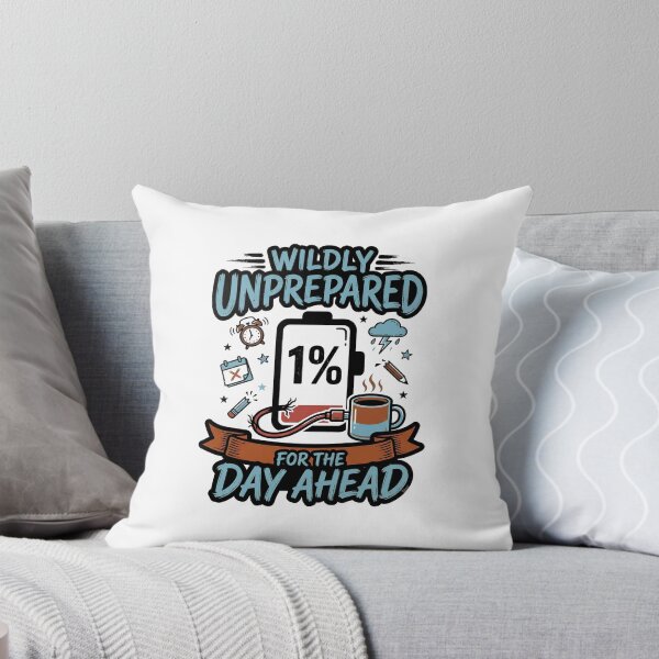 Item preview, Wildly Unprepared For The Day Ahead Introvert Funny Retro Meme designed and sold by get55shirt.