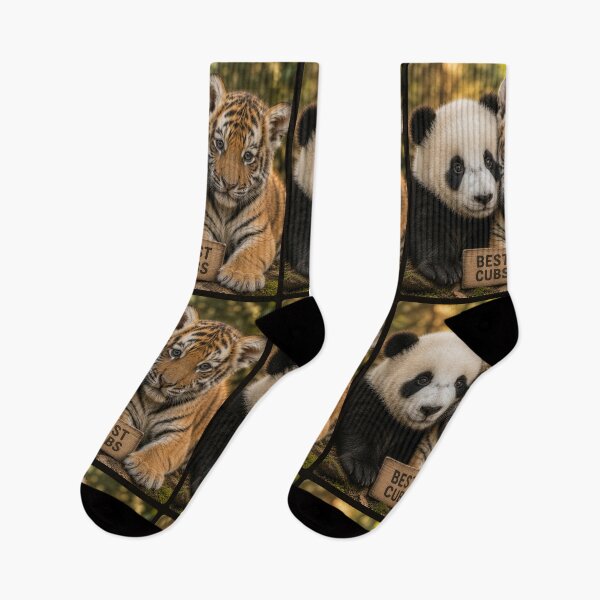 Item preview, Adorable Panda Tiger Cubs Best Friends Wildlife designed and sold by BagFactoryUK.
