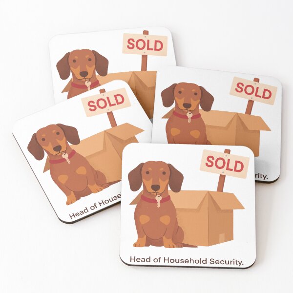 Item preview, Funny New Home Dachshund Design designed and sold by jgoteiner.