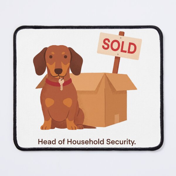 Item preview, Funny New Home Dachshund Design designed and sold by jgoteiner.