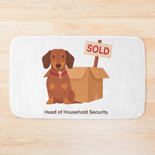 Item preview, Funny New Home Dachshund Design designed and sold by jgoteiner.