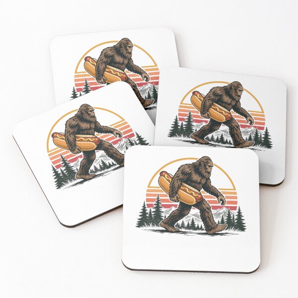 Item preview, Bigfoot Hot Dog Adventure Forest Cryptid designed and sold by Moizento.
