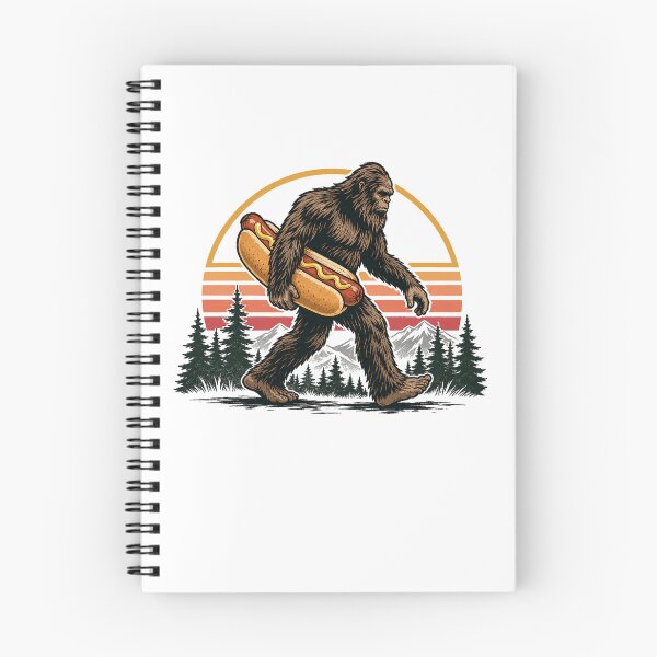 Item preview, Bigfoot Hot Dog Adventure Forest Cryptid designed and sold by Moizento.