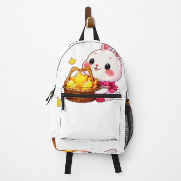 Item preview, Cute Bunny Carrying a Basket of Stars designed and sold by DailyDoodlesBySumbul.