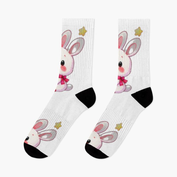 Item preview, Cute Bunny Carrying a Basket of Stars designed and sold by DailyDoodlesBySumbul.