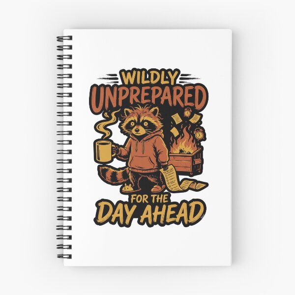 Item preview, Wildly Unprepared For The Day Ahead Coffee Lover Funny Design designed and sold by get55shirt.