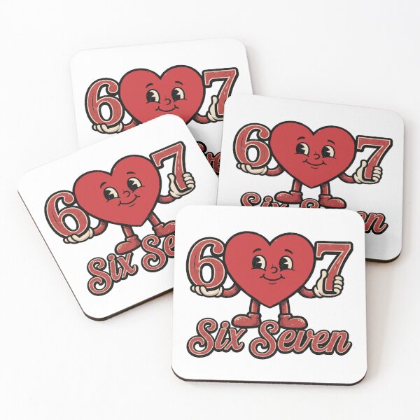 Item preview, six seven heart valentine funny design 6 7 designed and sold by ArtDesignTp.