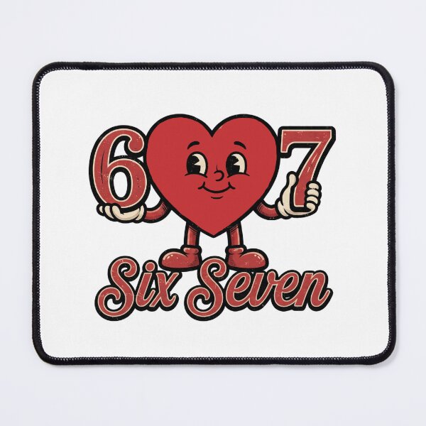 Item preview, six seven heart valentine funny design 6 7 designed and sold by ArtDesignTp.