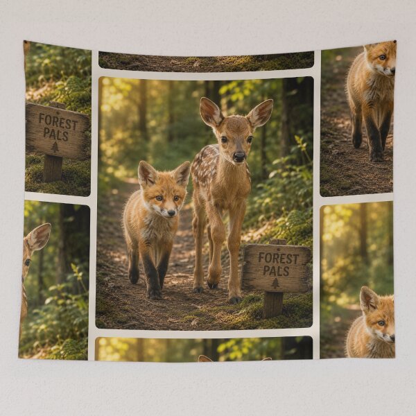 Item preview, Forest Pals Fawn and Fox Woodland Friends designed and sold by BagFactoryUK.