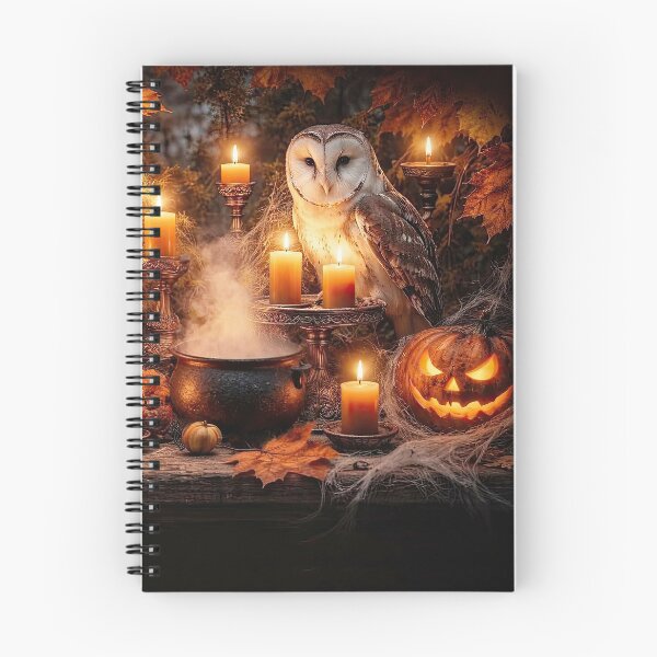 Item preview, Halloween Night with Candles and Owl Spooky Magical and Mystical designed and sold by Stephanie Laird.