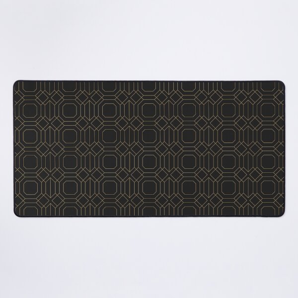Item preview, Dark luxury geometric pattern gold abstract modern interior design designed and sold by Aurum-design.