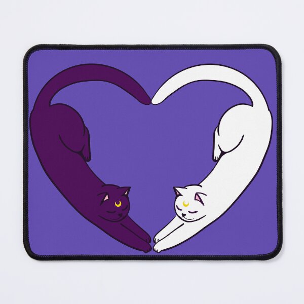 Item preview, Moon kitty heart designed and sold by SceamingGoose.