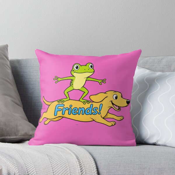 Item preview, A frog Surfing On a Dachshund designed and sold by ShindigiddyDog.
