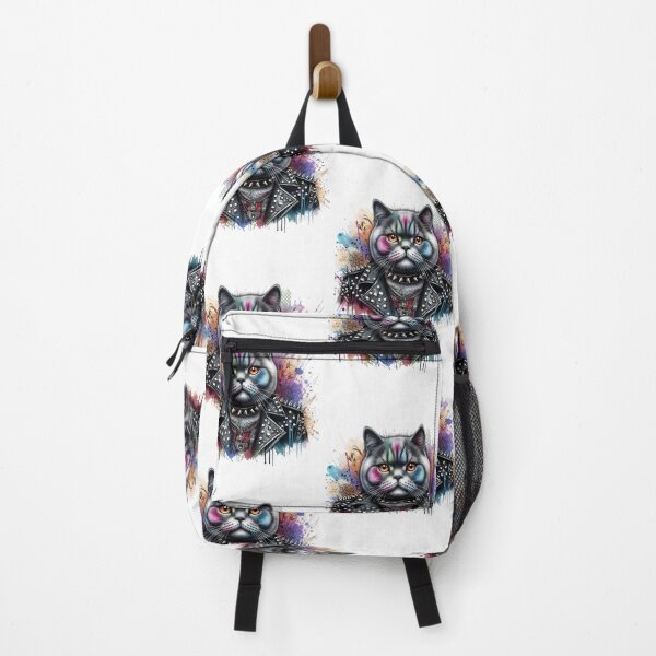 Item preview, Punk Rock Cat Color Splash designed and sold by Ginetta0815.