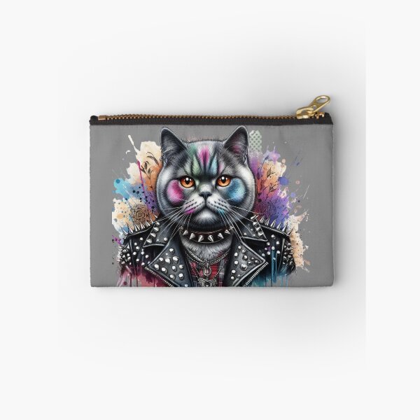 Item preview, Punk Rock Cat Color Splash designed and sold by Ginetta0815.