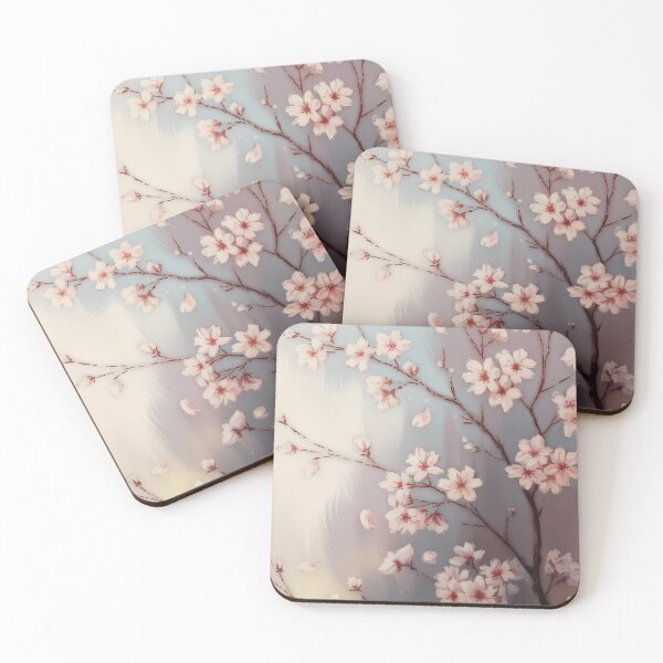 Item preview, Cherry Blossom Oil Painting — Soft Pink Sakura Branch Wall Art Japanese Floral Decor designed and sold by SellingWSarah17.