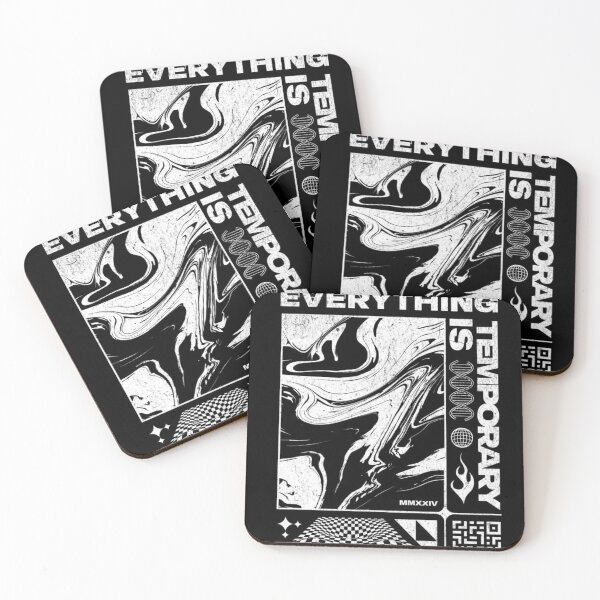 Item preview, Everything Is Temporary – Distorted Grid designed and sold by Adronia.