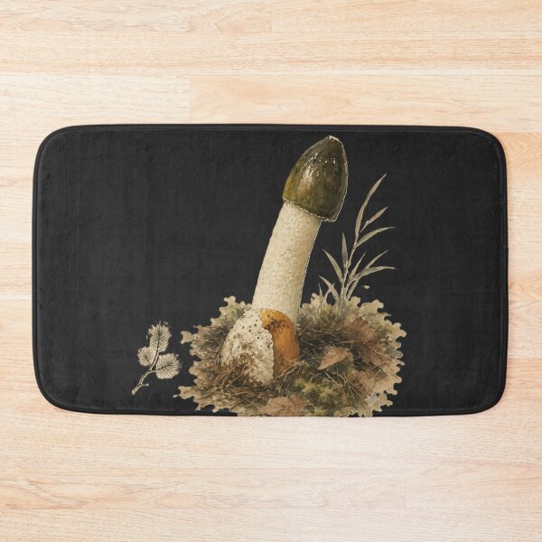 Item preview, Woodland Stinkhorn Watercolor Illustration designed and sold by 63Hotpeppers.