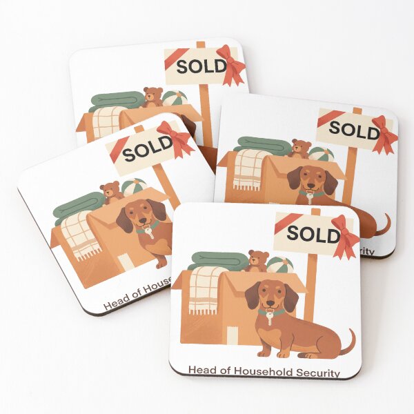 Item preview, New Home Dachshund Gift Funny Housewarming Shirt Design designed and sold by jgoteiner.