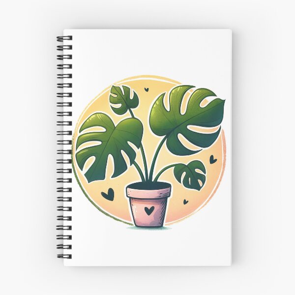 Item preview, Monstera Deliciosa | I Love My Houseplant Illustration designed and sold by pixiedustpaint.