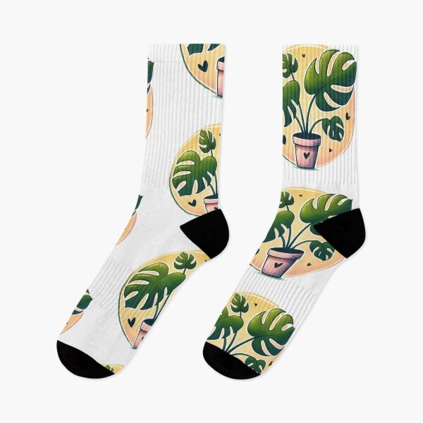Item preview, Monstera Deliciosa | I Love My Houseplant Illustration designed and sold by pixiedustpaint.