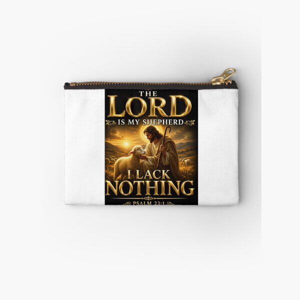 Item preview, THE LORD IS MY SHEPHERD, I LACK NOTHING | Psalm 23:1 | Christian Wall Art, Mug, Tote Bag & Home Décor Design designed and sold by KINGDOM GOLD STUDIO.