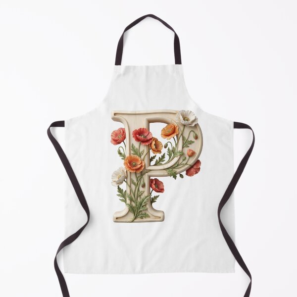 Item preview, Botanical Floral Letter P Monogram designed and sold by Helenaphotoart.