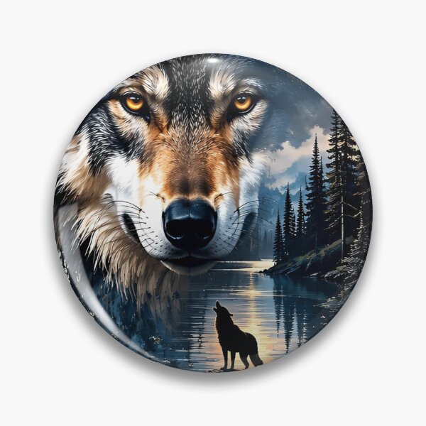 Item preview, Wolf Spirit Mountain Wilderness designed and sold by Amr Siam.