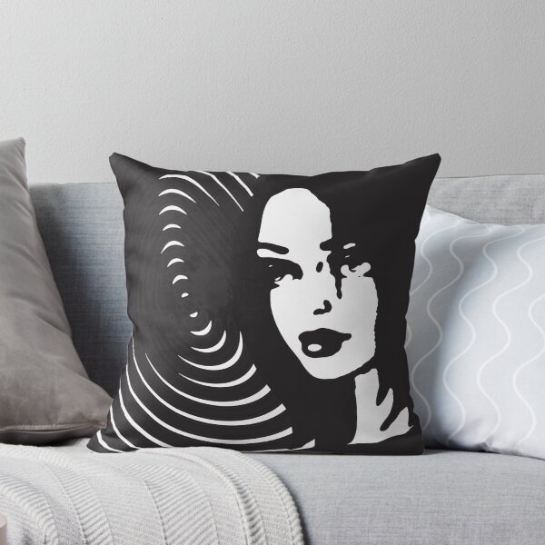 Item preview, Optical Pop Portrait of a Woman with Echo of the Space designed and sold by cremedecolor.