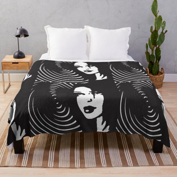 Item preview, Optical Pop Portrait of a Woman with Echo of the Space designed and sold by cremedecolor.