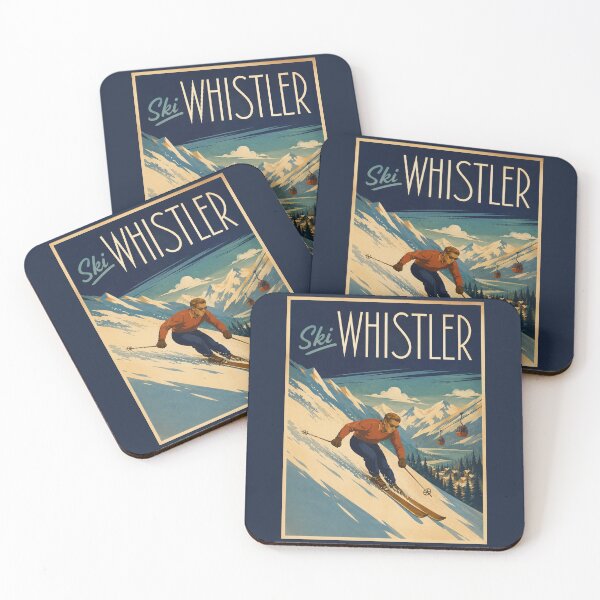 Item preview, Vintage Whistler Poster designed and sold by GoodOldVintage.