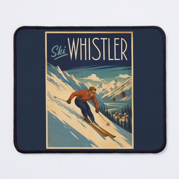 Item preview, Vintage Whistler Poster designed and sold by GoodOldVintage.