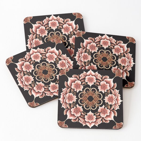 Item preview, Eastern Pattern in Pink designed and sold by The Painted Lamb.