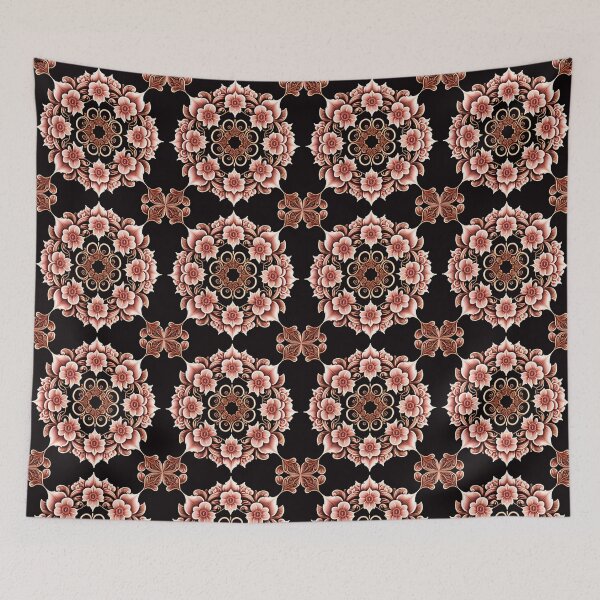 Item preview, Eastern Pattern in Pink designed and sold by The Painted Lamb.