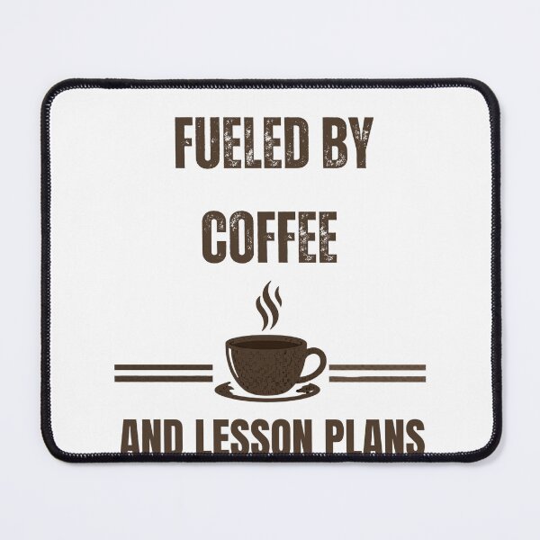 Item preview, Funny Teacher Gift Fueled by Coffee and Lesson Plans designed and sold by Worn & Witty.