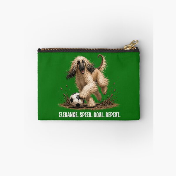 Item preview, Afghan Hound – Soccer Dog Illustration designed and sold by PAPIRO SIGLO XXI.