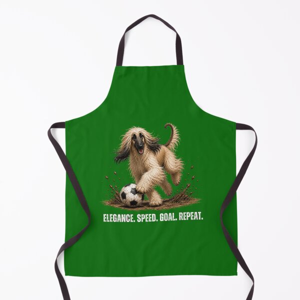 Item preview, Afghan Hound – Soccer Dog Illustration designed and sold by PAPIRO SIGLO XXI.