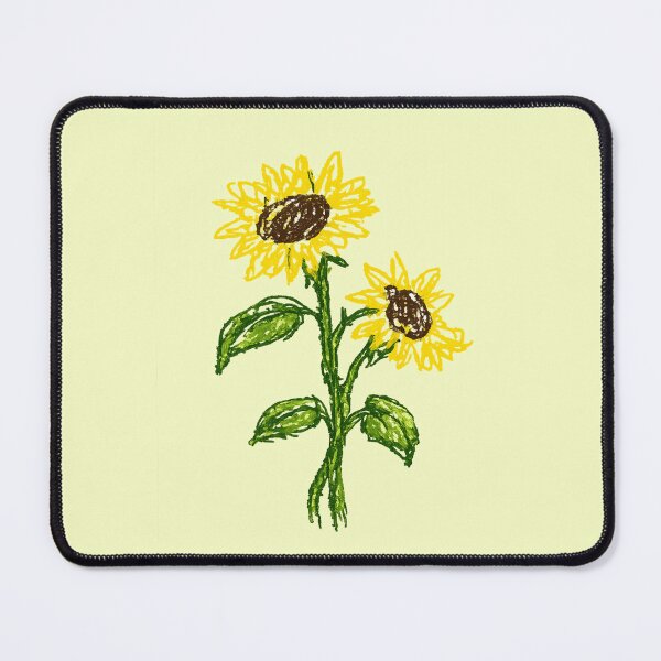 Item preview, Derpy Sunflower Duo | Funny Bad MS Paint Style Flower designed and sold by designbyuzi.