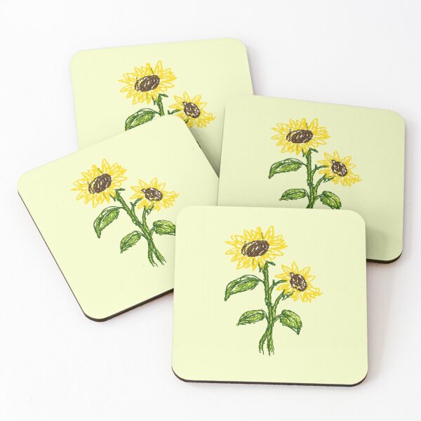 Item preview, Derpy Sunflower Duo | Funny Bad MS Paint Style Flower  designed and sold by designbyuzi.