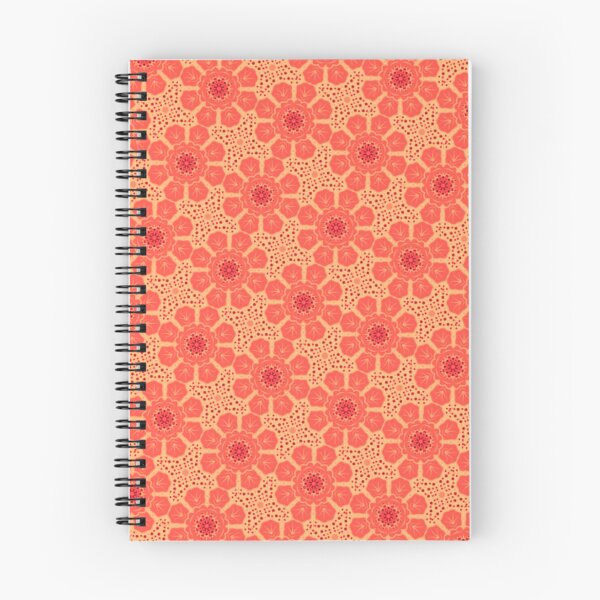 Item preview, Radiant Peach Poppy Pattern designed and sold by Shy Fractal Designs.