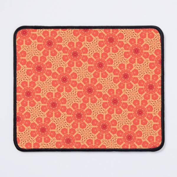 Item preview, Radiant Peach Poppy Pattern designed and sold by Shy Fractal Designs.