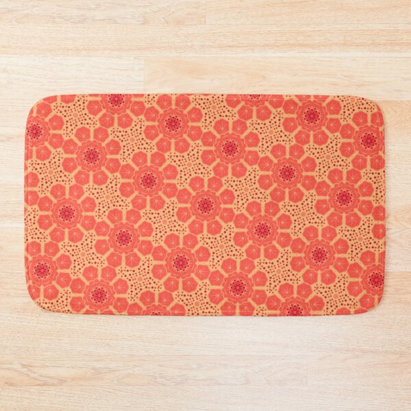 Item preview, Radiant Peach Poppy Pattern designed and sold by Shy Fractal Designs.
