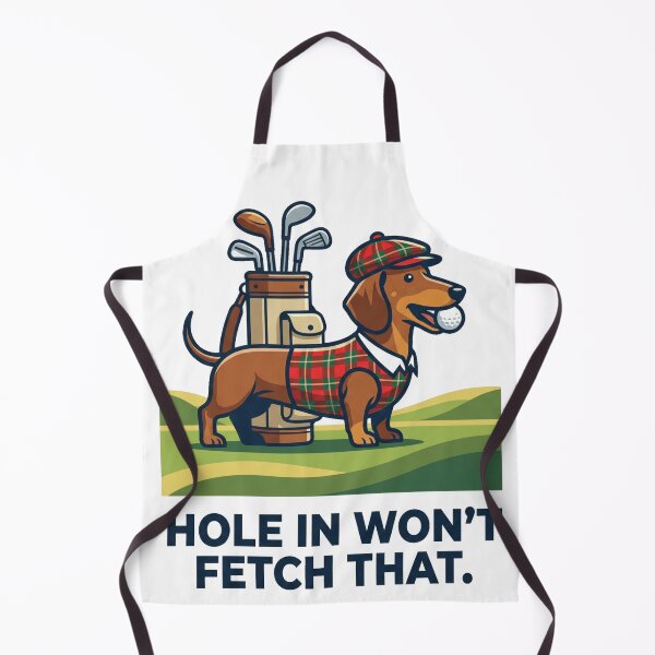 Item preview, Hole in Won't Fetch That Funny Golfer Dachshund Design designed and sold by jgoteiner.
