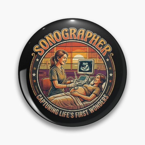 Item preview, Sonographer Capturing Life's First Wonders - Vintage Ultrasound Technician designed and sold by SidTastic .