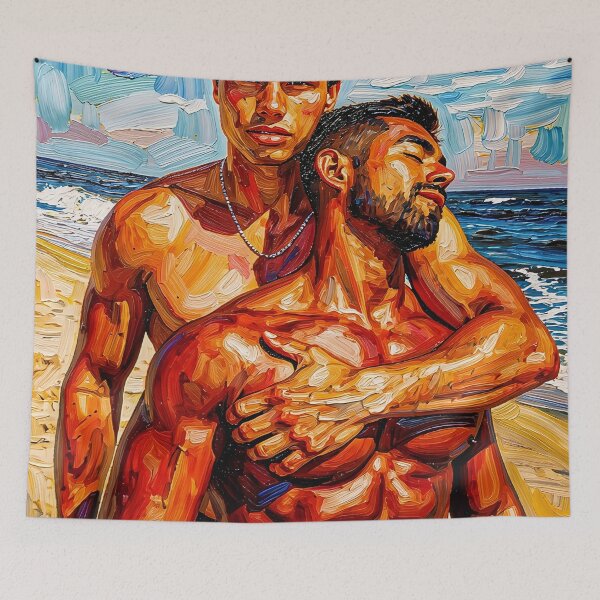Item preview, Love On The Beach designed and sold by AndroscopedMen.